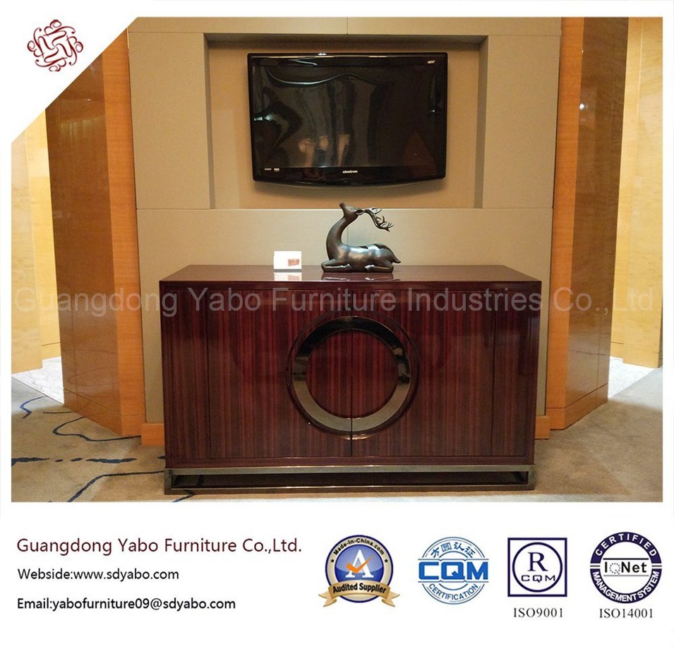 Delicate Hotel Furniture with Living Room Polished TV Stand (YB-D-28)