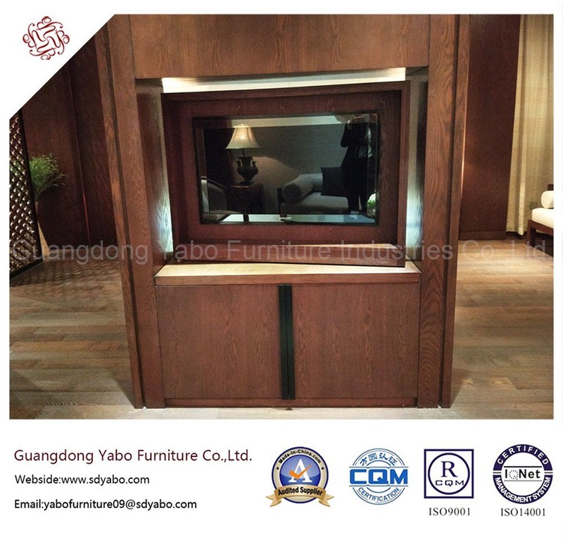 Commercial Hotel Furniture with Wooden Mounted TV Stand (YB-O-3)