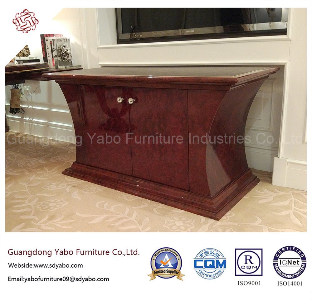 Salable Hotel Furniture with Living Room Veneered TV Stand (YB-O-7)