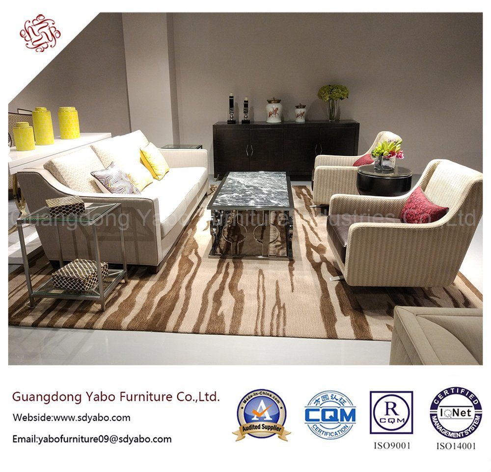 Salable Hotel Furniture with Fabric Three Sofa (YB-O-36)