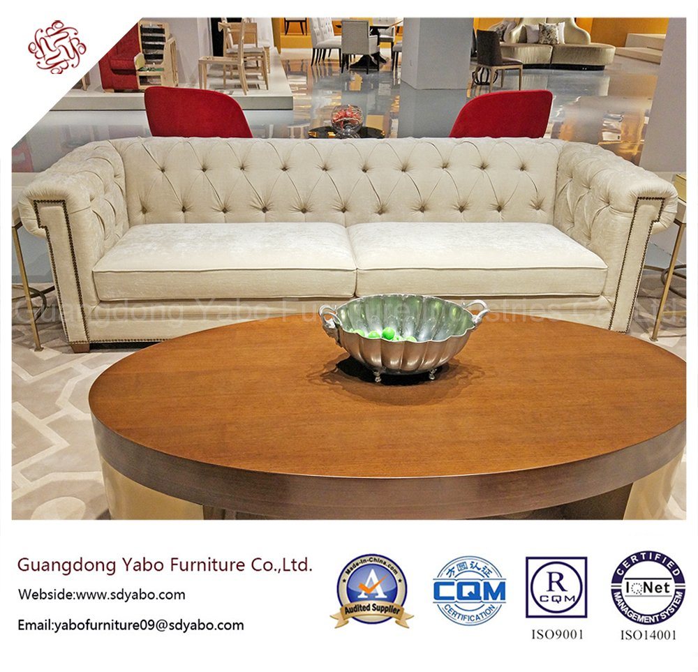 Elegant Hotel Furniture Living Room Wooden Sofa (YB-O-37)