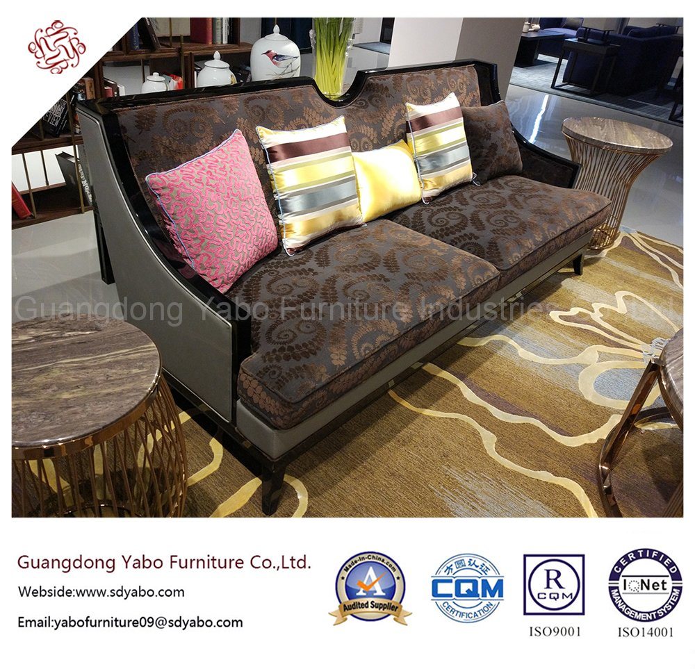 Generous Hotel Furniture for Living Room Three Seat Sofa (6961)