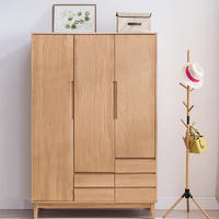 wooden closet wardrobe cabinet wood system for clothe cheapest hotel with drawers 2020 new design quality for home dressing room