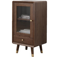 Modern custom supported wooden low wine rack cabinet fashion design wine storage cabinet furniture for kitchen