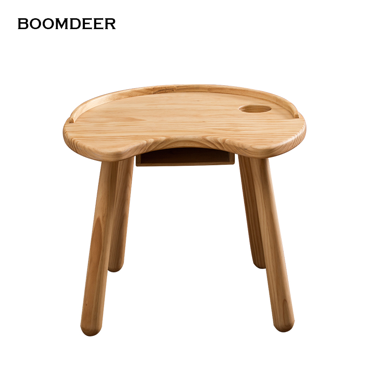 Wood modern children table simple kids eco-friendly solid room decoration safety health high quality factory price easy to move
