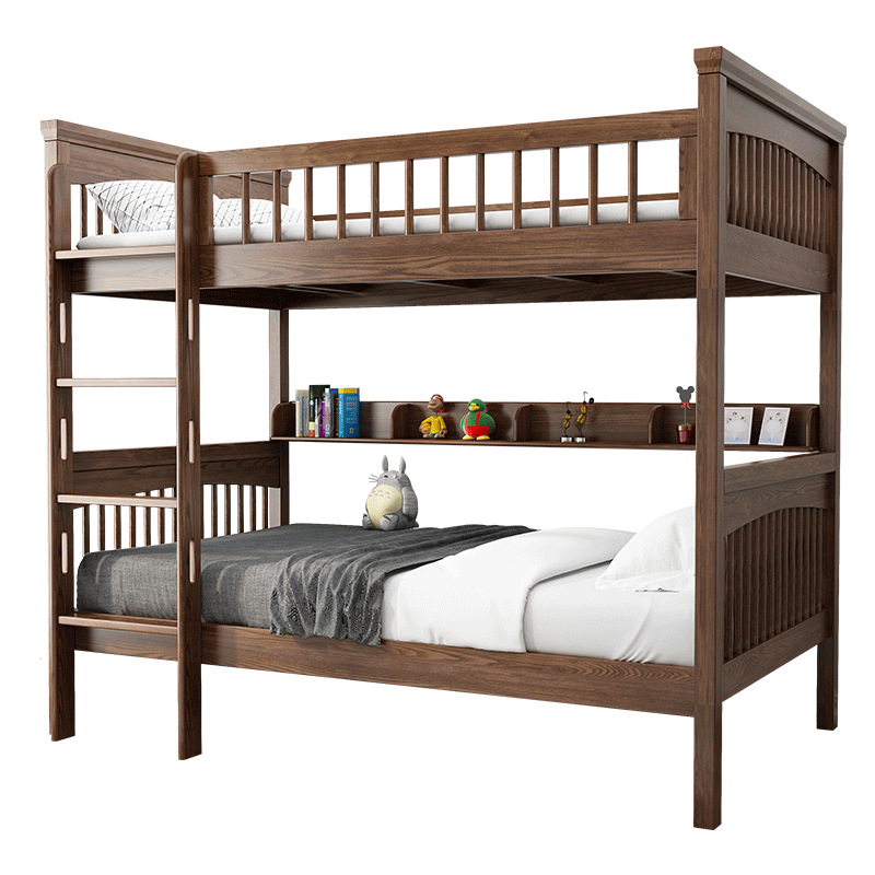 Double Deck Decker Drawers Stair Children Child Kids Bunk Bed Solid Wood Bed
