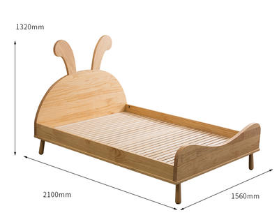 ModernNature Wooden Children Furniture Cot Beds For Bedroom Set