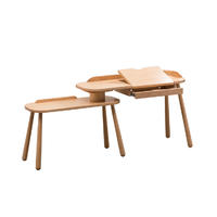 Flexible Diningroom Multifunction Kids Furniture Adjust wooden Table