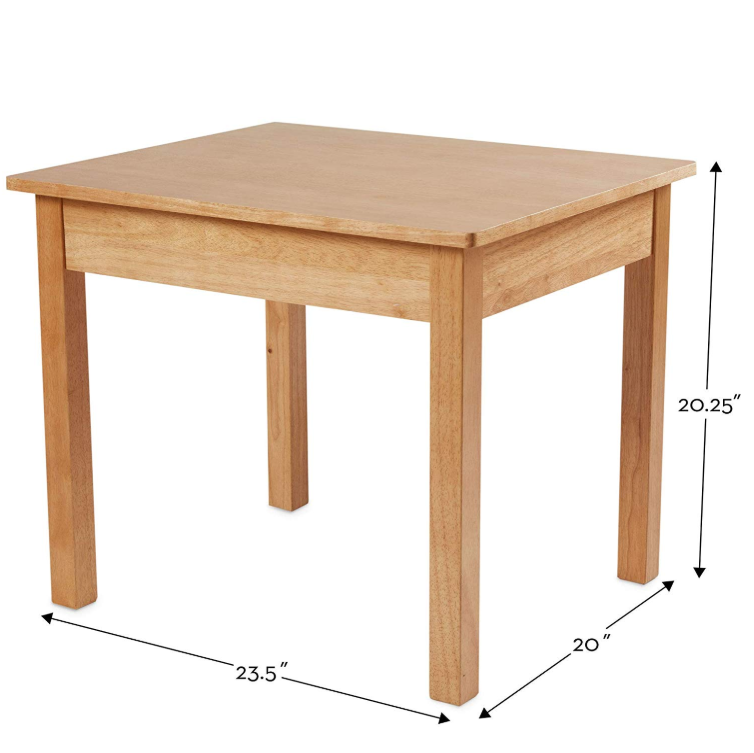 Kids Solid Wood Table Chairs Children, Childrens Wooden Table And Chairs Set