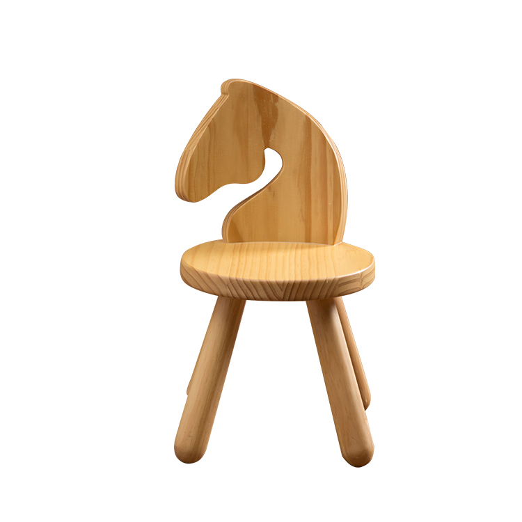 Hot selling animal simple chair wood baby seat kid stool chair baby chair