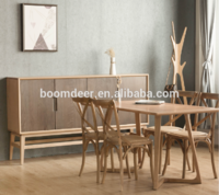 oak solid wood modern style dining room set furniture Modern Solid Wood Dining Room Table for Dining Room