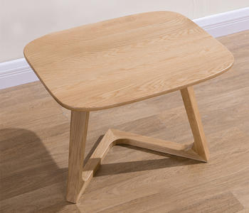 2020 new design Best sellingSimple Nordic space saving soild wooden corner tea table Living room furniture