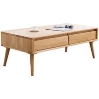 Wooden central coffee table high quality living room tea table modern wooden 1 pc made in China