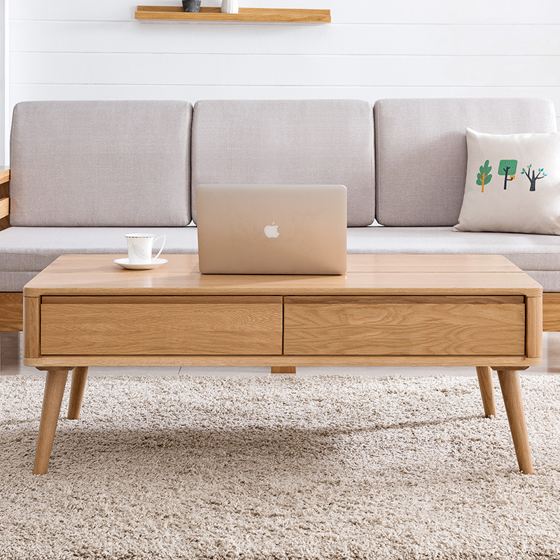 Modern Design Wholesale Adjustable Height Lift soild Wooden Sofa Center Tea Coffee Table For Living Room Furniture