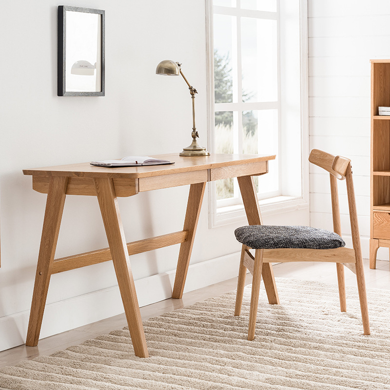 Modern style solid oak wood livingroom wooden furniture single console table set