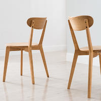 2020 Hot Sale Best Quality Nordic Modern Simple Cheaper Price Solid Wooden Dining Chair Indoor Use Furniture