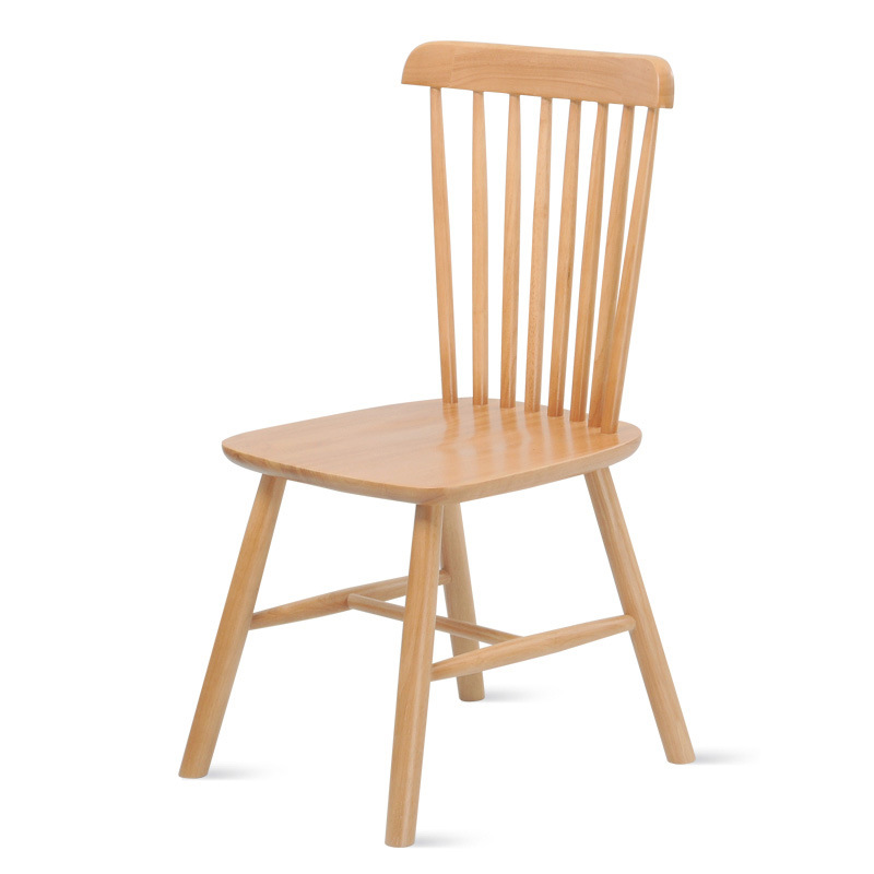 2020 new design made in China plain sourcing low price resturant soild wooden Windsor dining chair for dining room