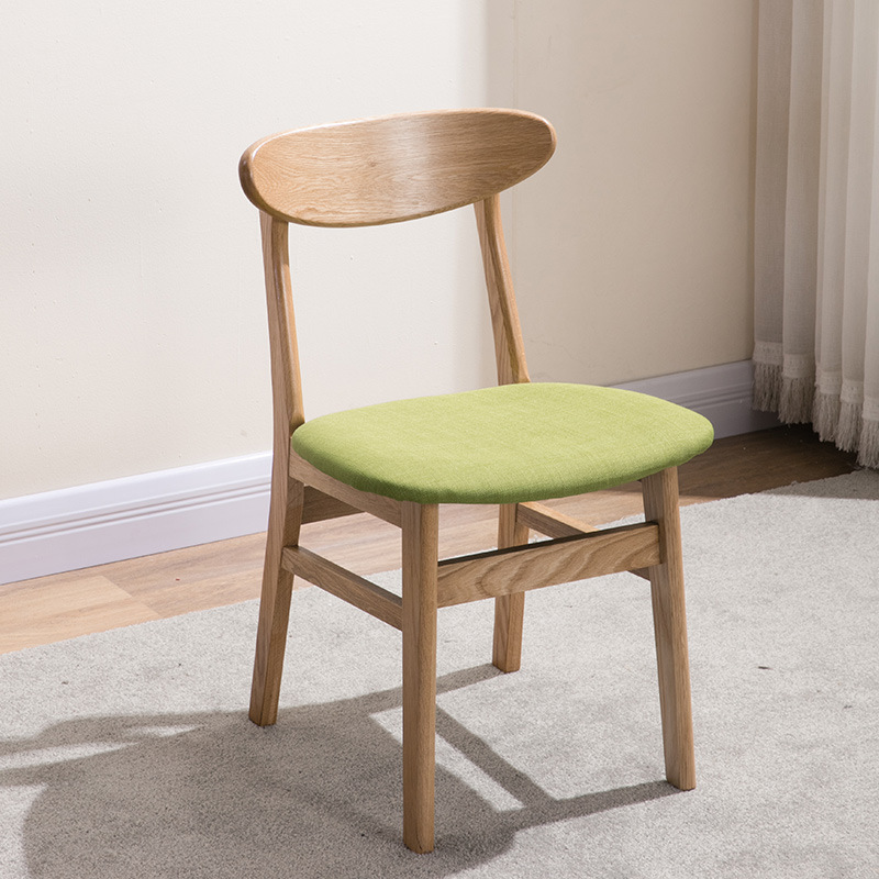 dining chair solid wood ningbo high end elegant simple style modern design nordic style velvet wooden leg valurable 2020 new