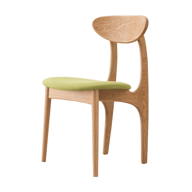 Modern dining chairs woodendining chair with fabric seat solid wood chairs for dining room