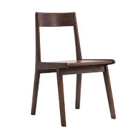High quality solid wood dining single wooden chair family set