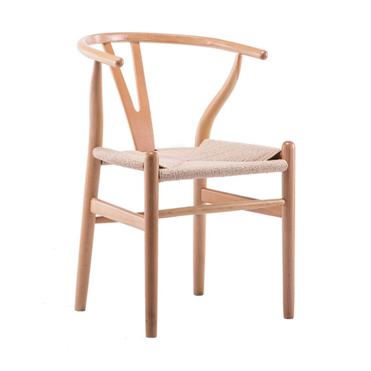 High quality cheap solid wood foot green single wooden chair