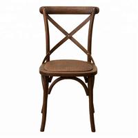 Cross Back Chair Dining Chair Specific Use and Wooden Material Dinning Chair