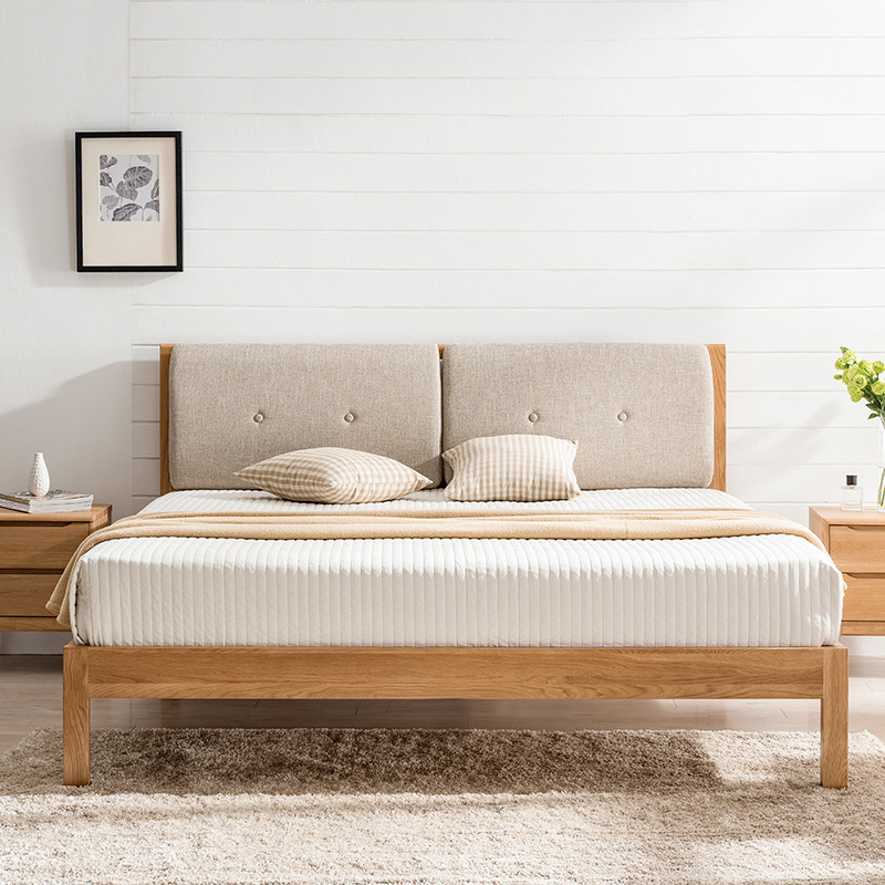 2020 hot selling multifuntion modern design good quality full size soild wooden bed design furniture