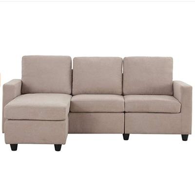 Natural woodenfurniture livingroom sectional modern simple European style sofa set