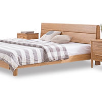 high quality bed set wooden furniture beds solid wood bed modern simple wooden bed for bedroom