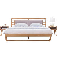 Manufacturer Direct Sale Of Cheap Solid Wood Bed Modern Bedroom Furniture Double And Single Bed
