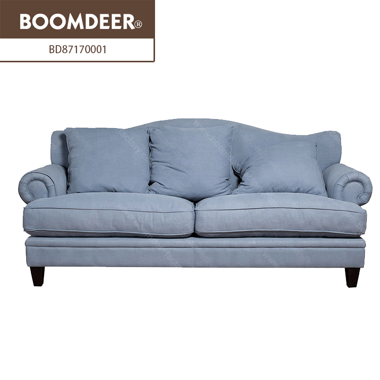 living room furniturenordic style modern Velour fabric scandinavian dark grey luxury sofa