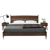 Modern Design Solid Wood Sleeping wooden Frame Platform Bed Bedroomhome furniture set