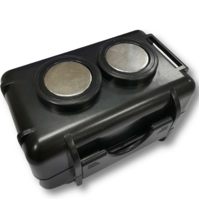 Waterproof Strong Magnetic Stash Box -Magnet Mount Locker Box, Geocaching Container, Under Car GPS