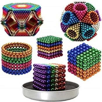 216pcs 512pcs 1000 pcs 3MM 4MM 5MM Magic Magnet Blocks Cube Beads Buidling Toys Puzzle Magnetic Balls