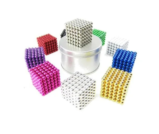 [Accept Customization]6 multi color 5mm magnetic balls 216pcs for Education