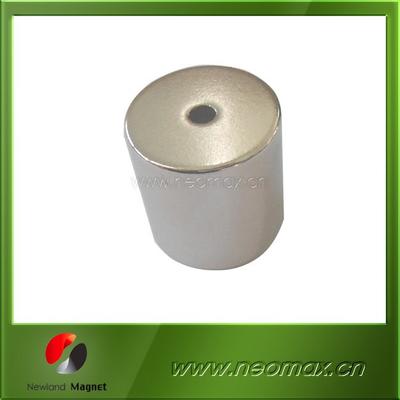 N35 N40 N45 N50 Rare Earth Cylinder Magnet with Hole