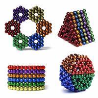 Factory Price Super Strong Metal Cube 216pcs/512pcs 5mm colorful Magnetic Balls