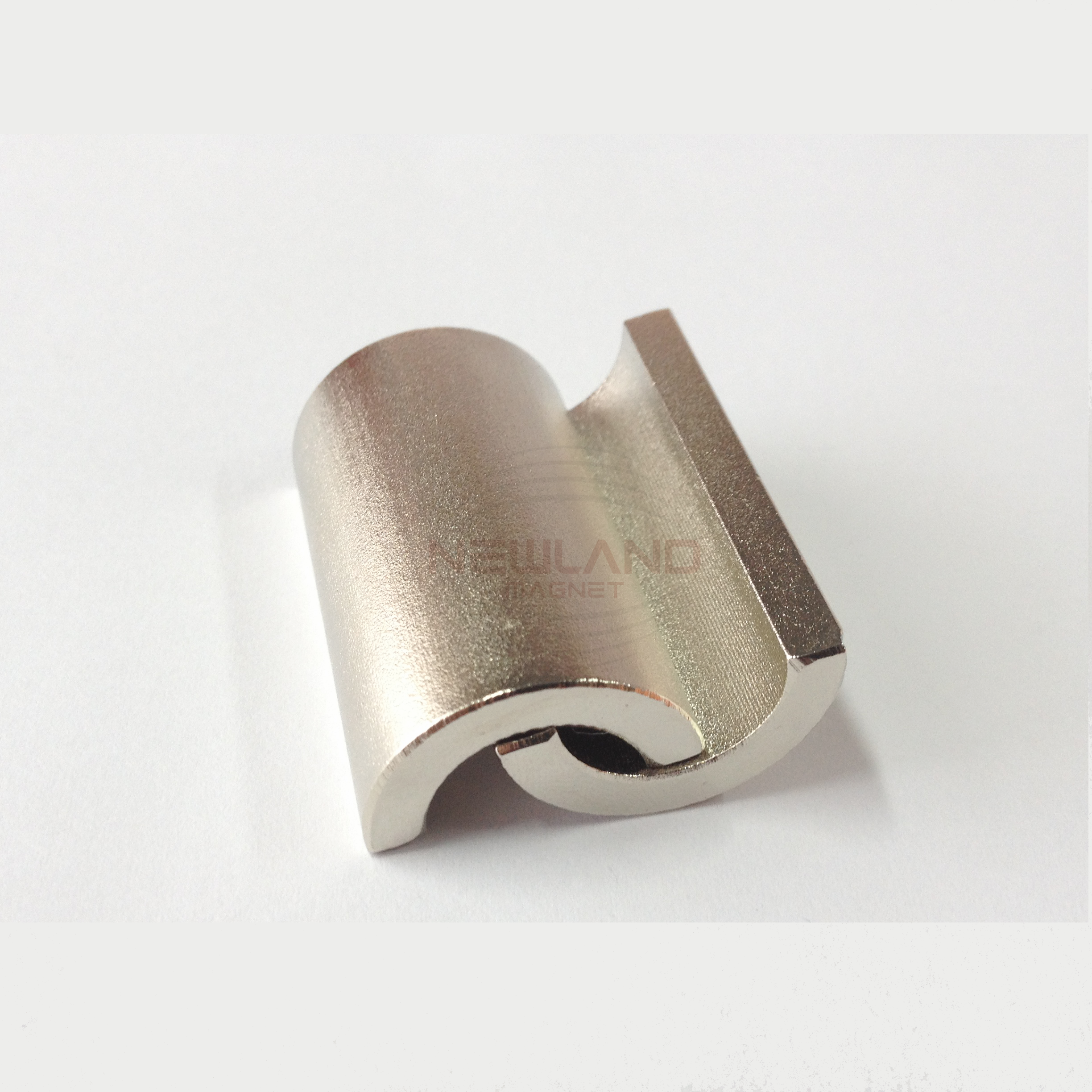 Couple magnetized Arc shape Neodymium Magnet for motor wind generator