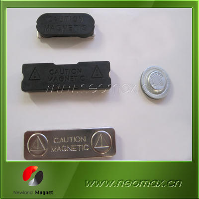Ndfeb/neodymium magnetic badges