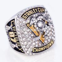Wholesale customized copper material football Championship ring