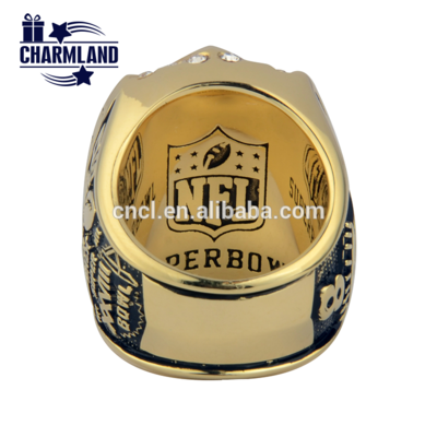 Promotional item custom logo boxing championship rings stainless steel custom rings