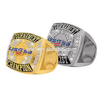 Custom deluxe USSA baseball championship rings