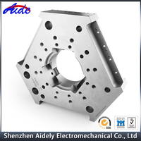 CNC high precision customized Aluminum parts harden anodizing Extraman base
