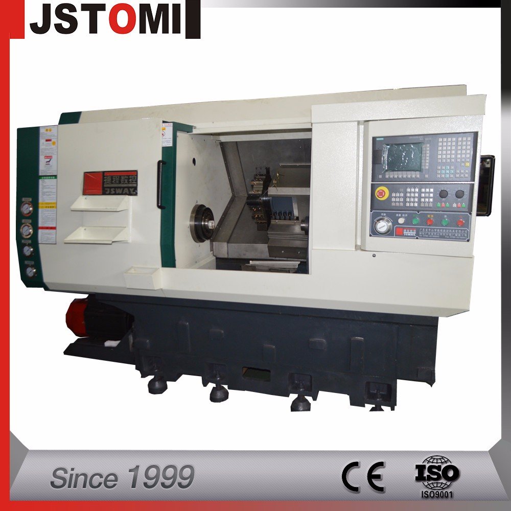 torno slant bed cnc lathe machine on sale for workshop JSWAY