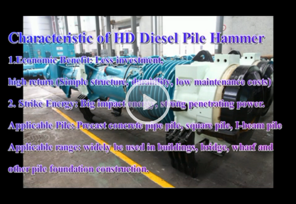 Diesel pile hammer