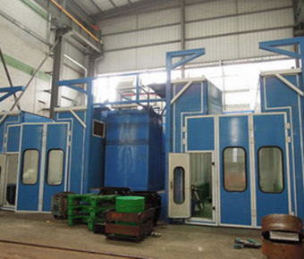 Paint spray booth
