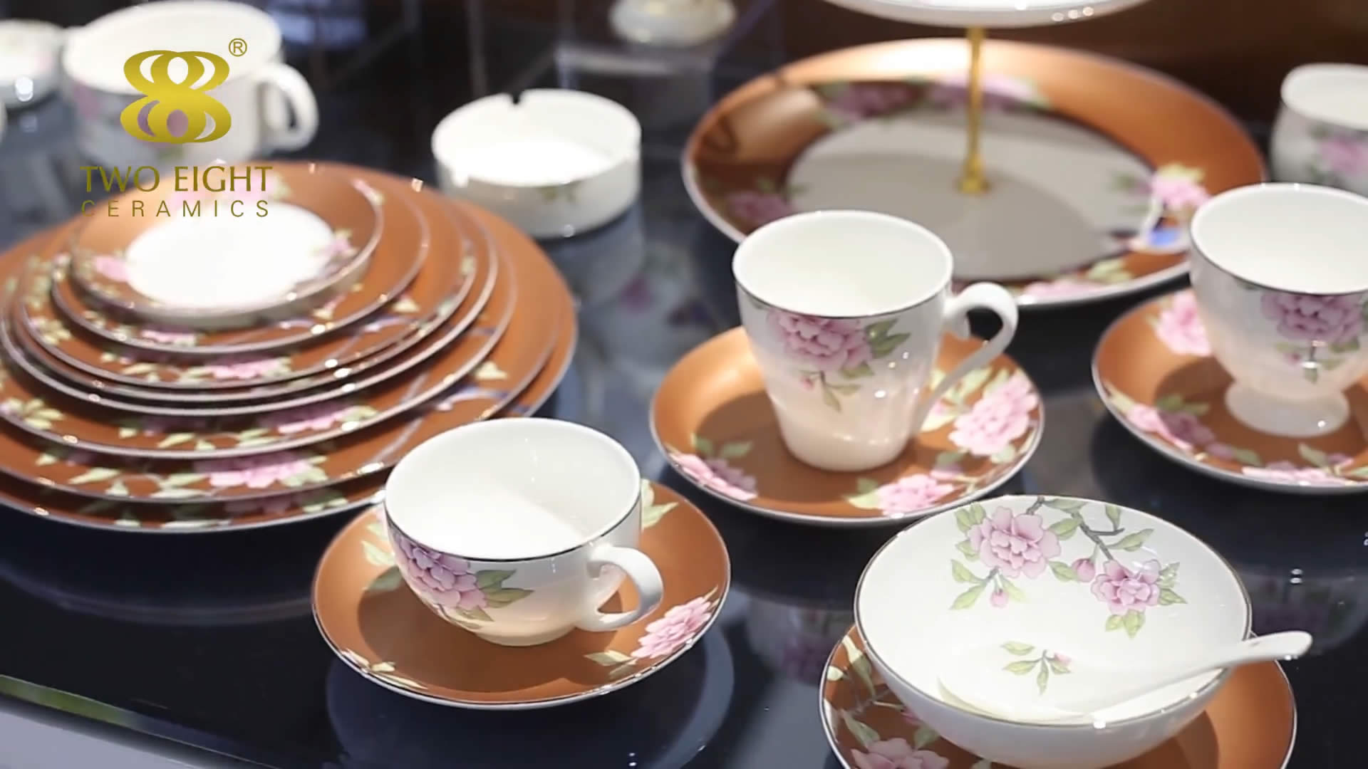 English Style aristocracy dinnerwareTD15 Two Eight Ceramics
